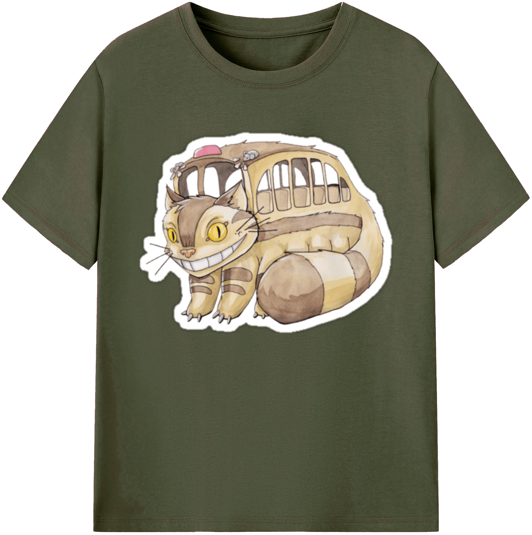 （画像用） となりのトトロ 草壁メイ 草壁サツキ My Neighbor Totoro Satsuki Kusakabe Mei Kusakabe 綿100％ メンズ半袖Tシャツ｜肌触りやわらか＆通気性